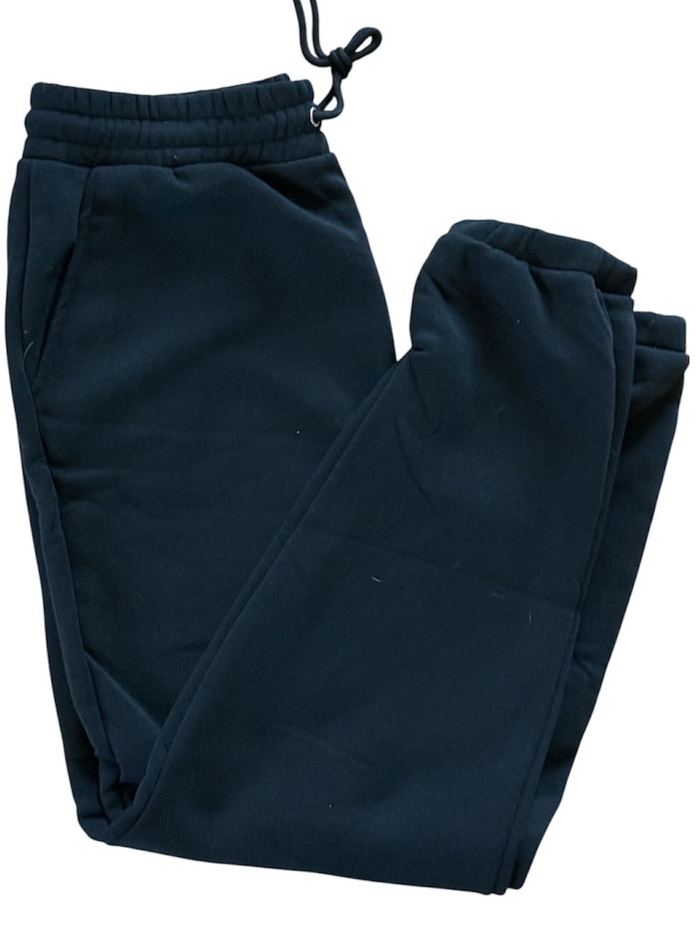 NWT Rue21 WOMENS BOYFRIEND JOGGERS BLACK ELASTIC DRAWSTRING WAISTBAND POCKETS M